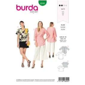 Misses Tunic Top Burda Sewing Pattern 6245